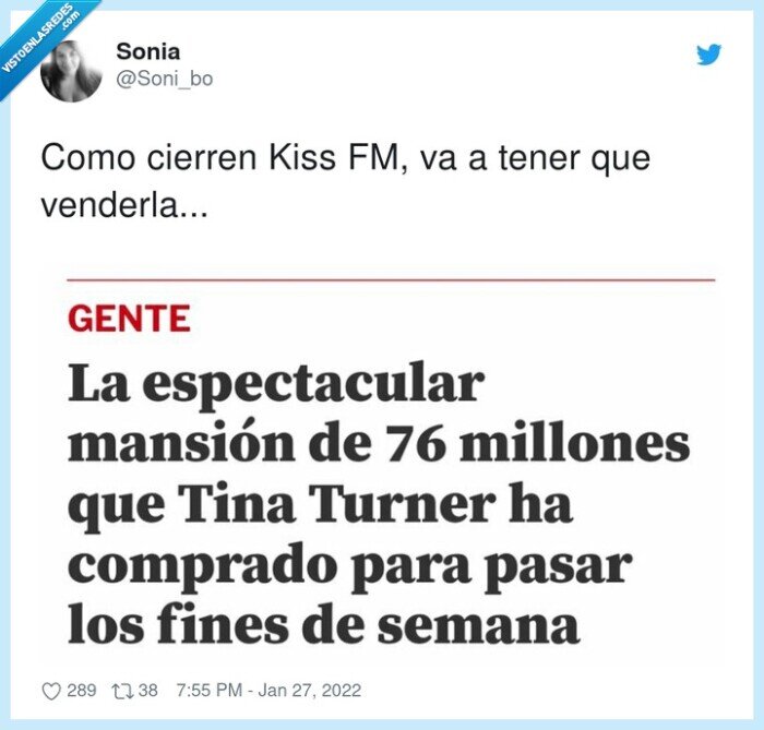 mansión,tina turner