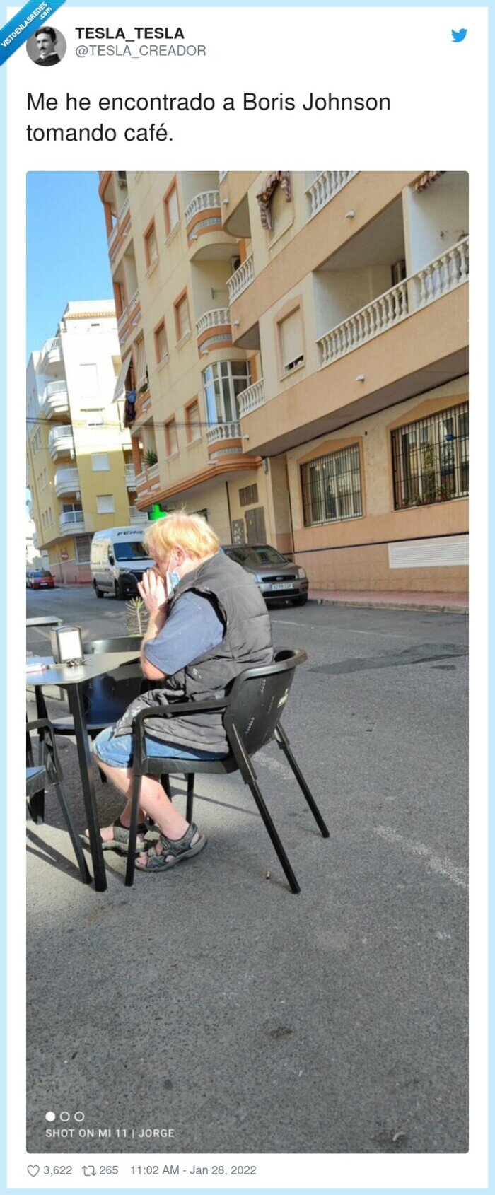 encontrado,boris johnson,tomando,café
