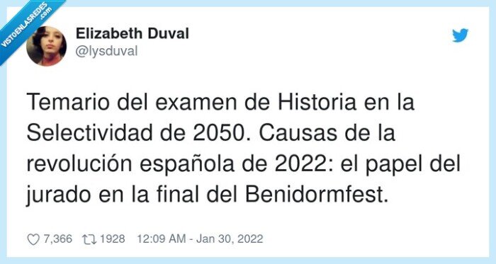 selectividad,benidormfest,revolución,española,historia,temario,eurovision