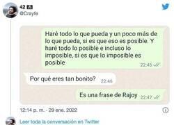 Enlace a Envía por WhatsApp una mítica frase de Rajoy y se lía