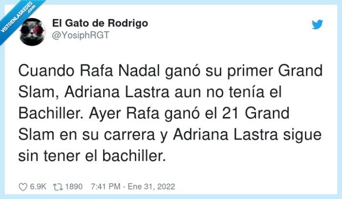 adriana lastra,carrera,bachiller,rafa nadal