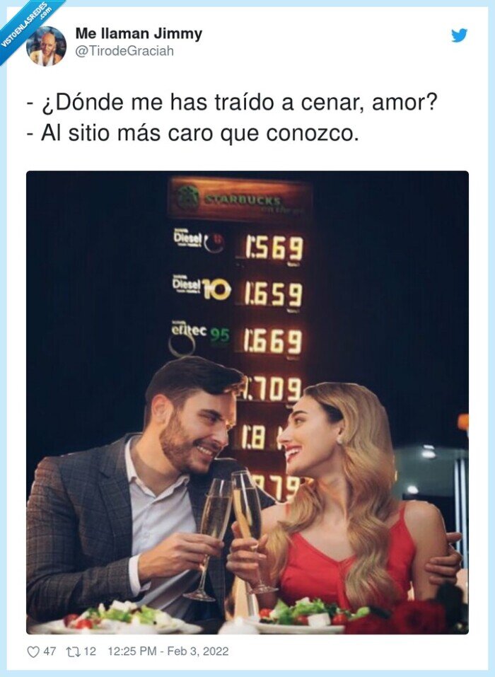 sitio caro,cenar,amor,gasolinera