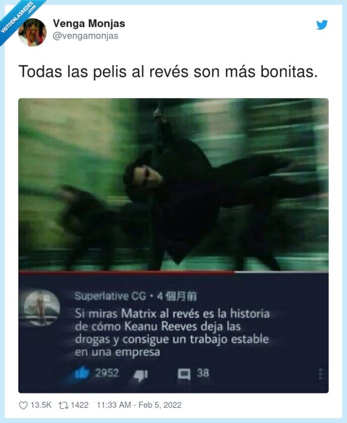 bonitas,revés,pelis,matrix