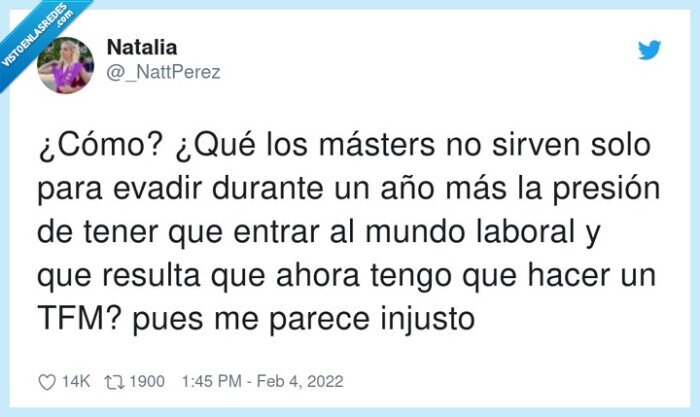 presión,másters,injusto,laboral
