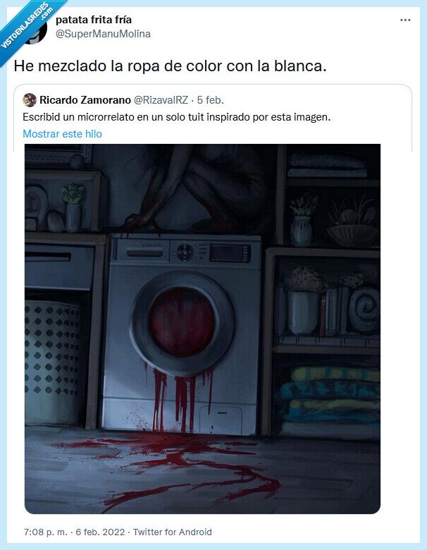 ropa,color,mezclar,terror