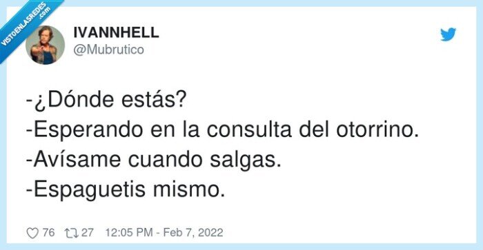 espaguetis,esperanr,consulta,otorrino