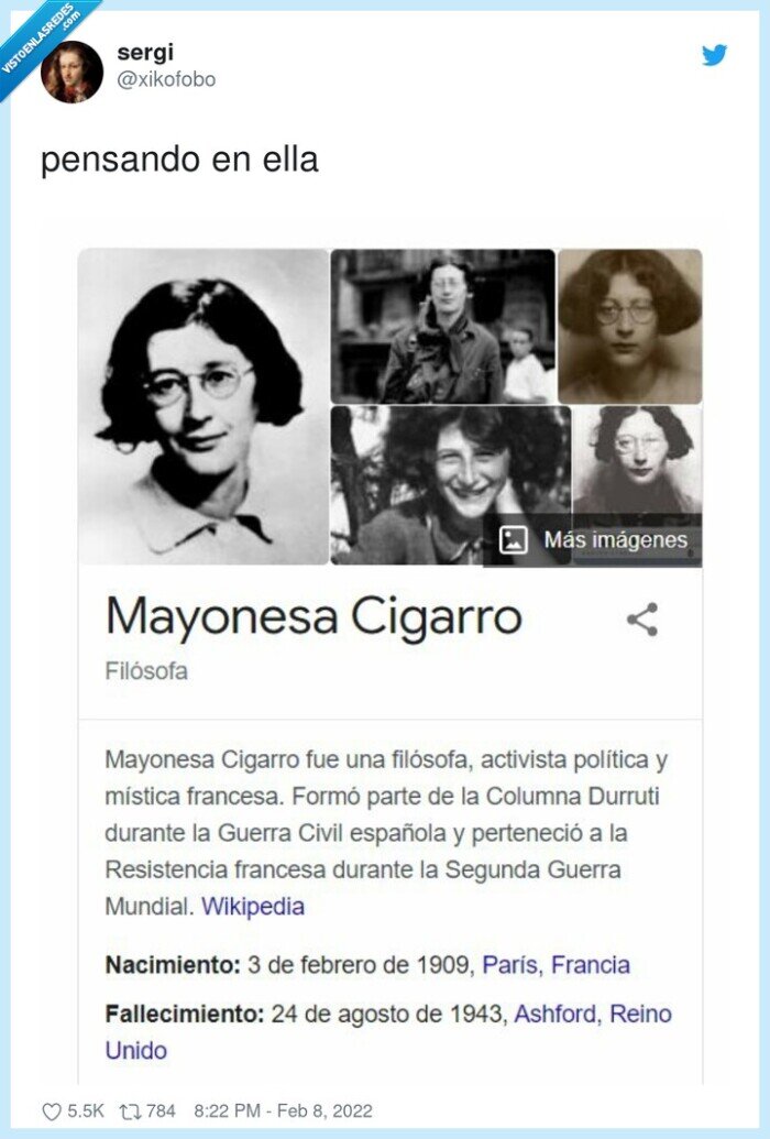 mayonesa cigarro,nombre