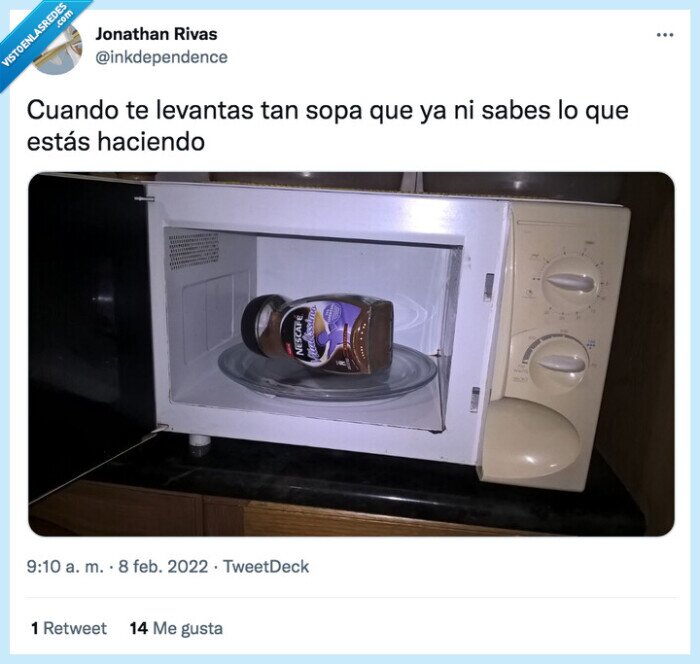 madrugar,café,microondas,dormido