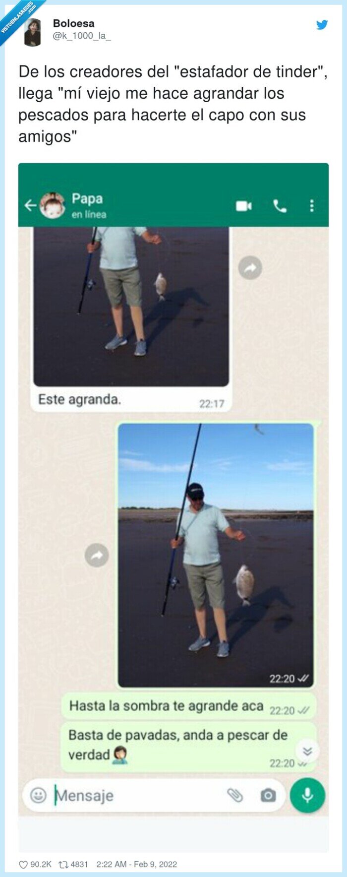 creadores,estafador,agrandar,pescados