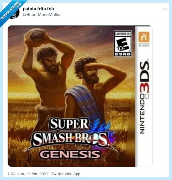 genesis,caín,abel,super smash bros