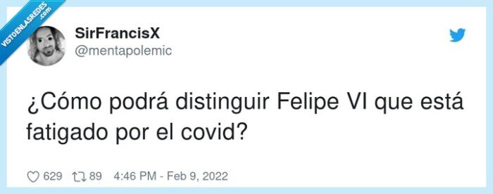 distinguir,fatigado,rey,covid,felipe