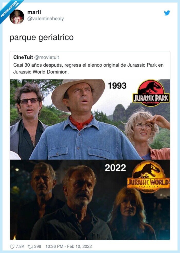 parque geriatrico,jurassic park,viejos
