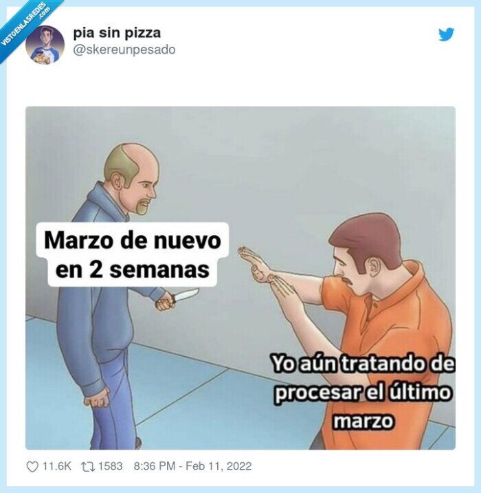 procesar,marzo,cada año el mismo meme aplica