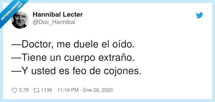 extraño,doctor,cuerpo,doler,oído