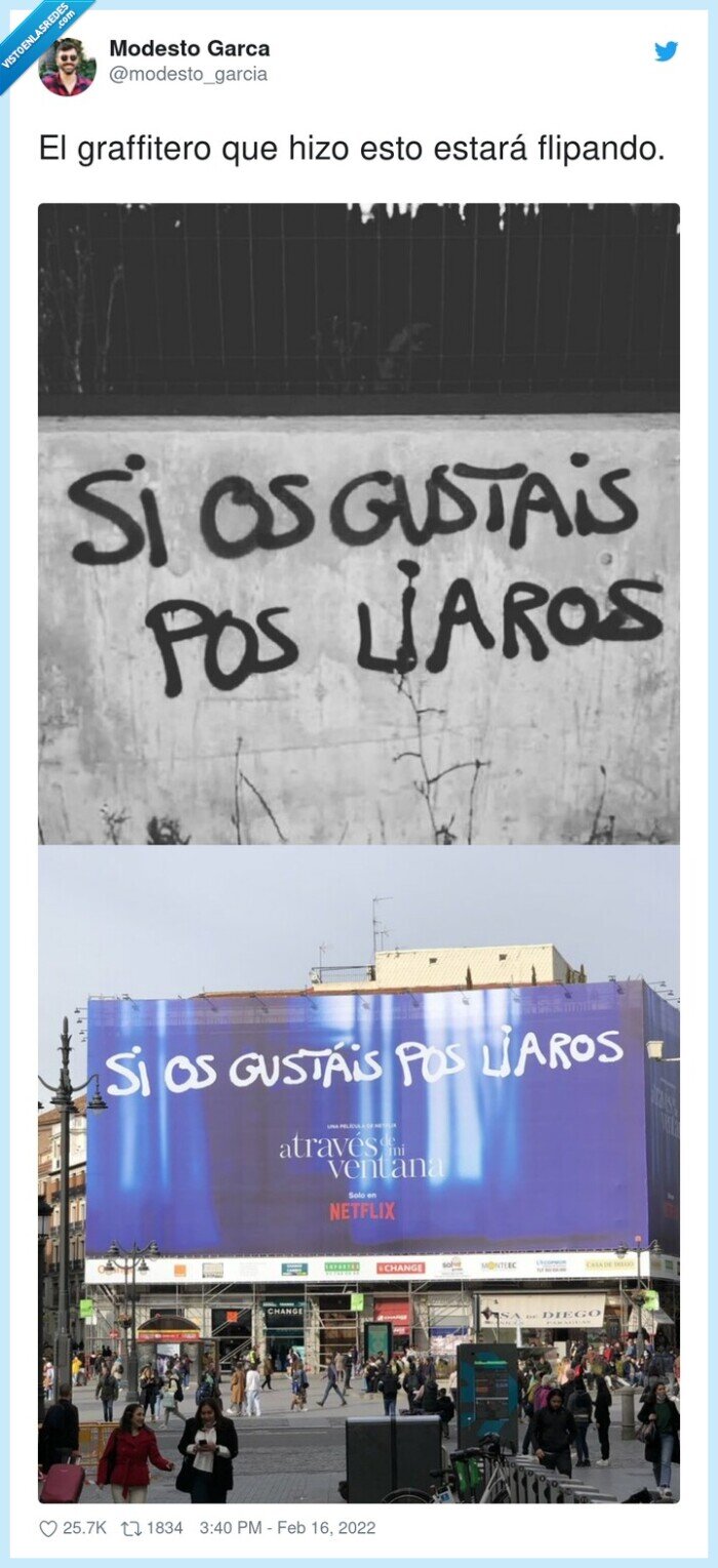 graffitero,flipando,si os gustais pos liaros,pintada,netflix