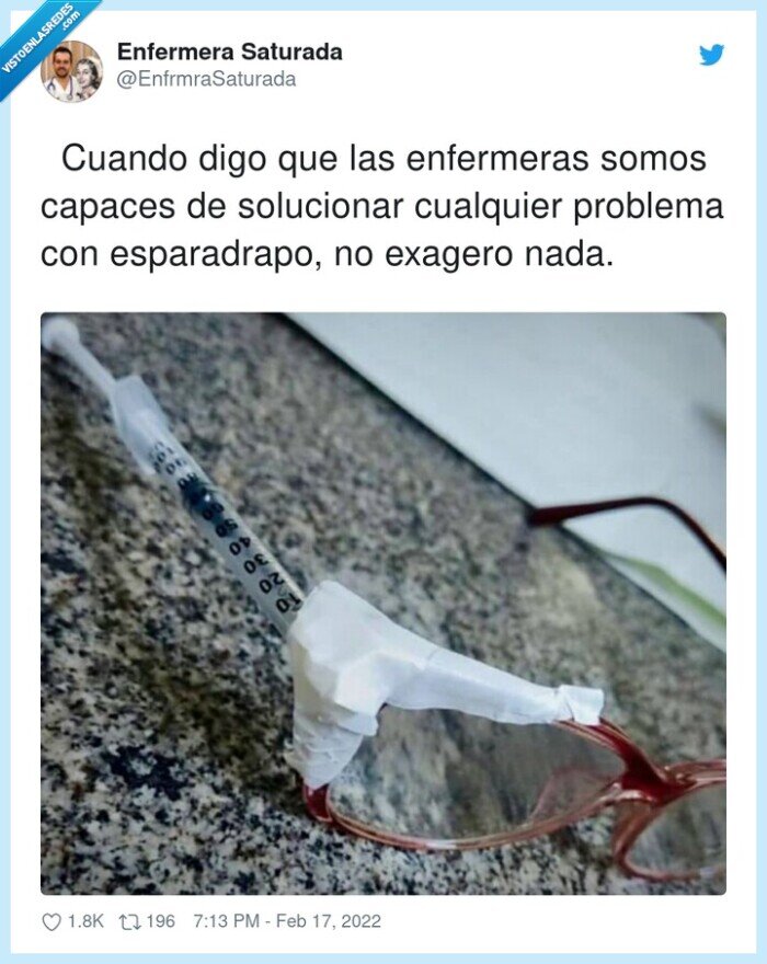 esparadrapo,solucionar,enfermeras,problema,capaces