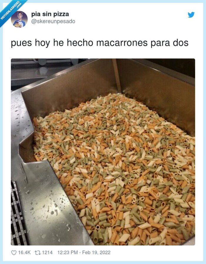 macarrones,cocinar,para dos,cantidad