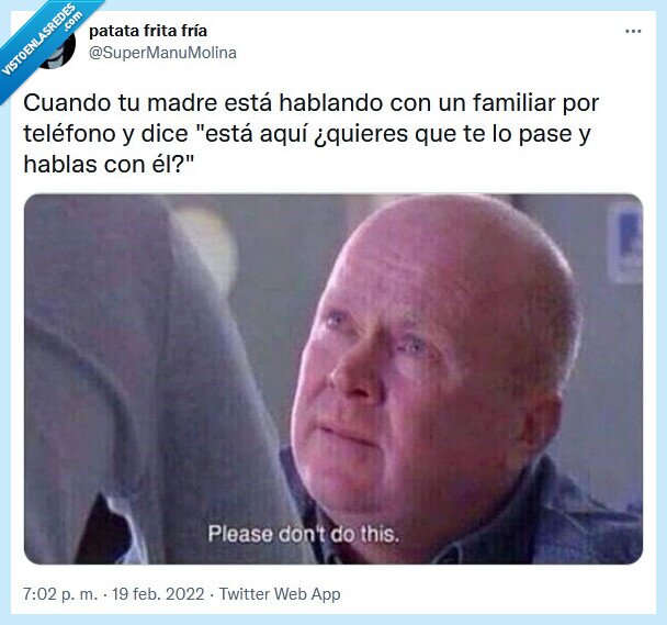 familiar,madre,teléfono,pasar,hablar