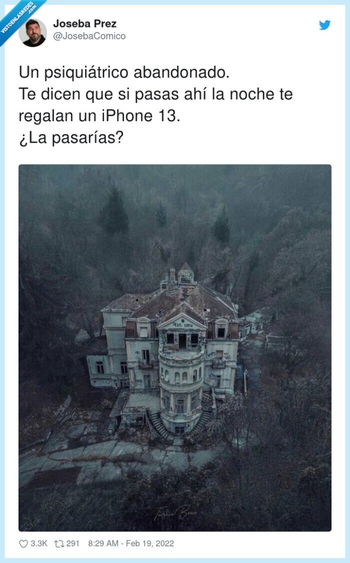 psiquiátrico,abandonado,pasar,regalo,iphone