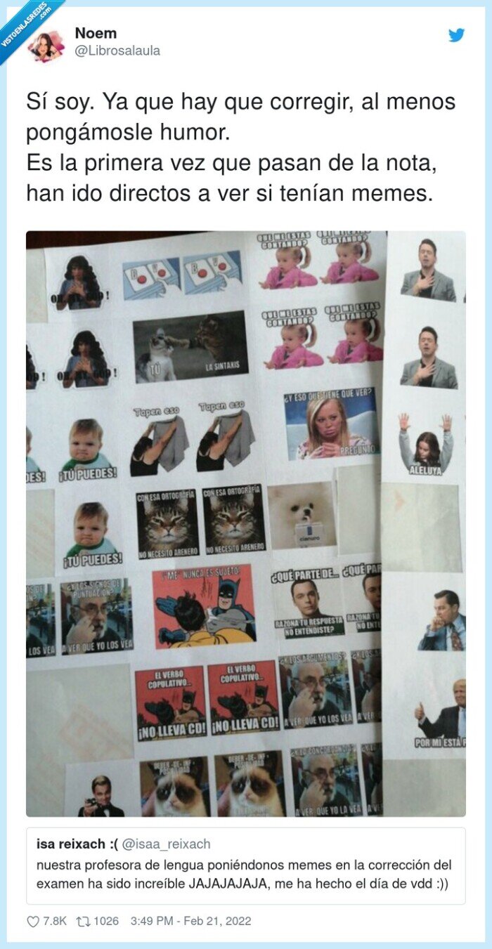 examen,corregir,memes