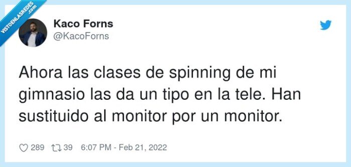 sustituido,spinning,gimnasio,monitor,clases