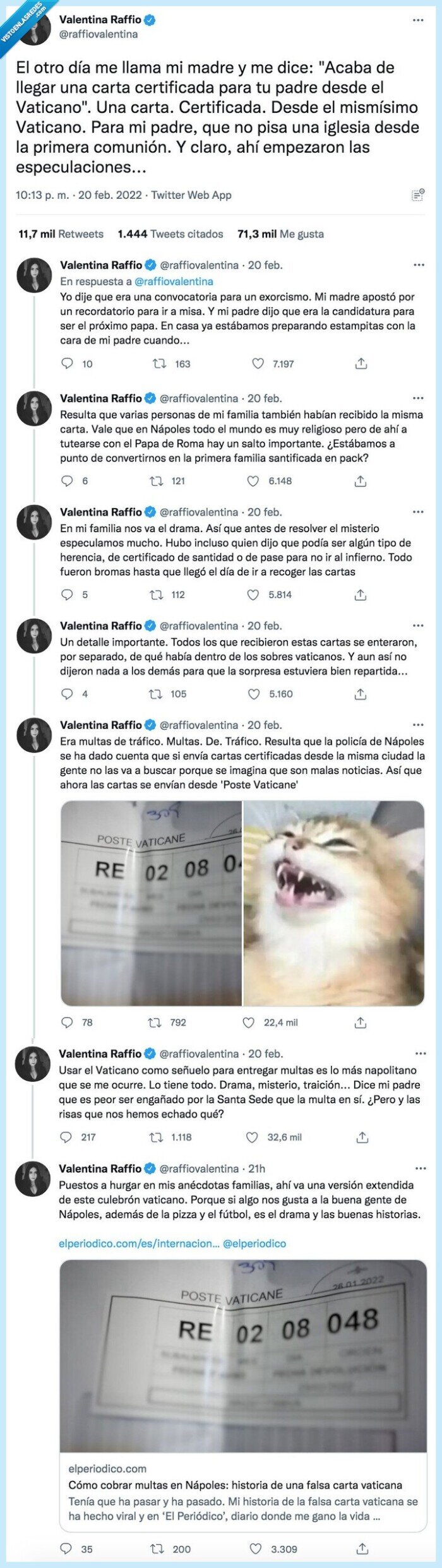 napoles,vaticano,multa,pagar