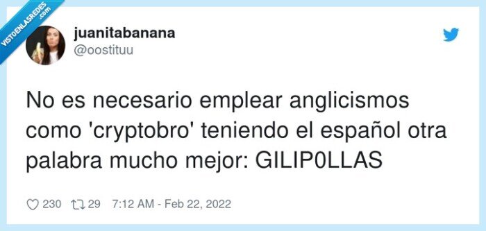 anglicismos,gilip0llas,necesario,cryptobro,español