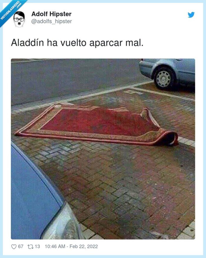 aladdín,aparcar,alfombra