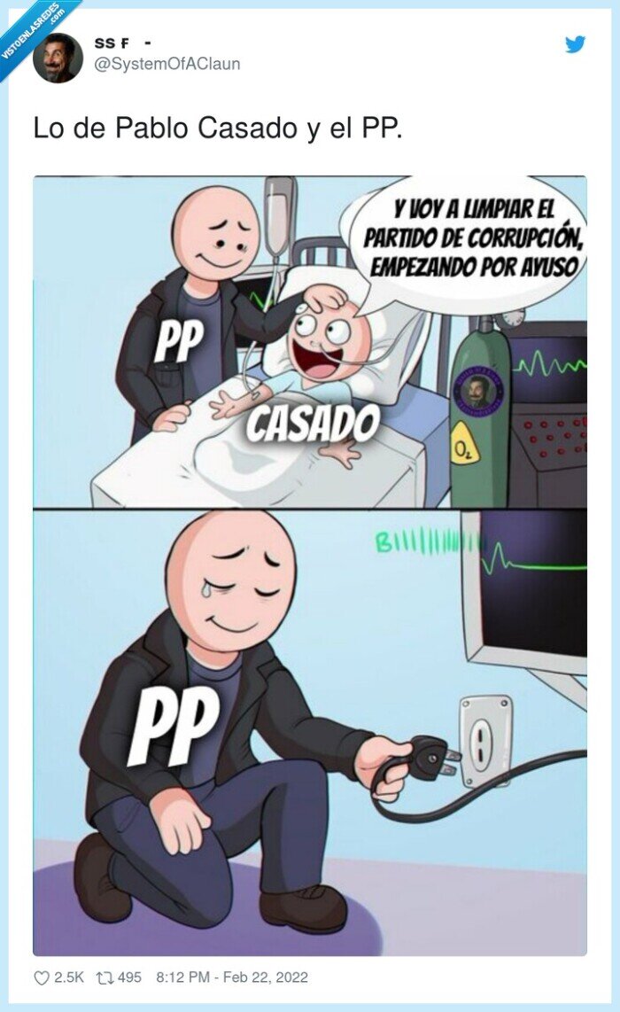 pablo casado,desconectar,pp,corrupción