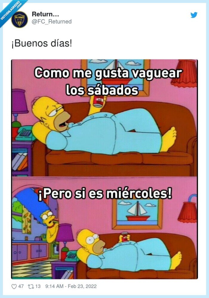 homer simpson,vaguear,sábado