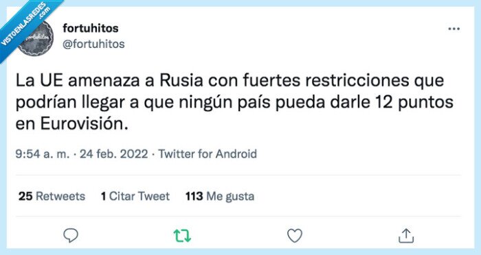 restricciones,eurovisión,amenaza,guerra,rusia,ucrania