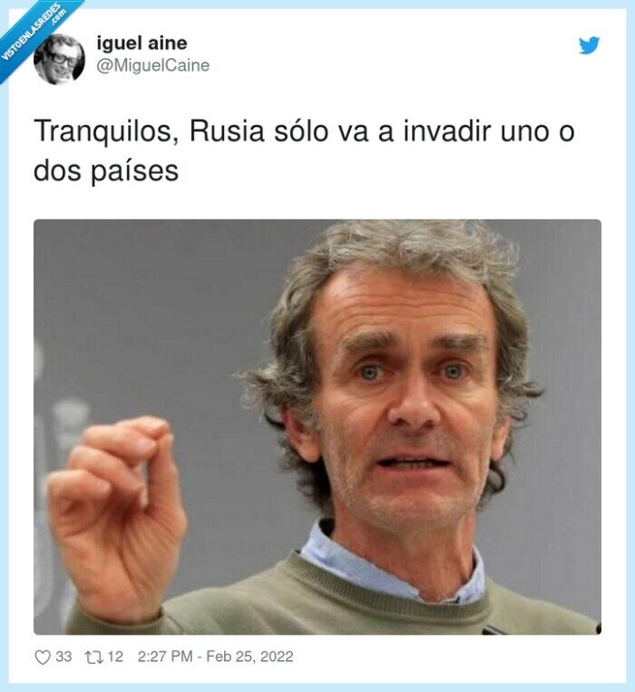 tranquilos,invadir,países,rusia,guerra,ucrania,fernando simón
