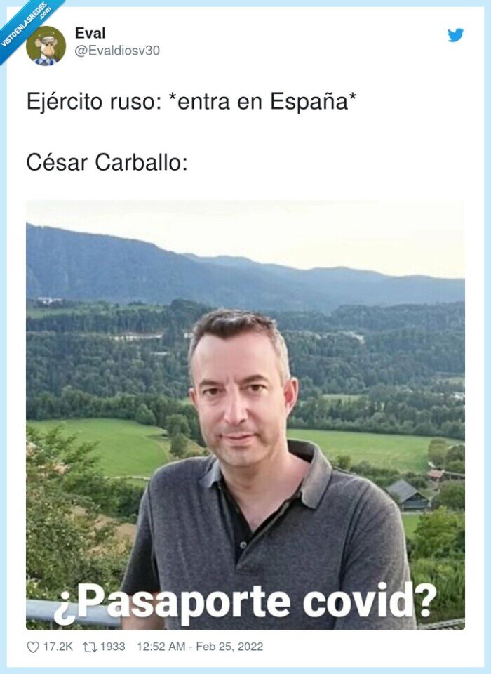 ejército,españa,césar carballo,guerra,pasaporte covid