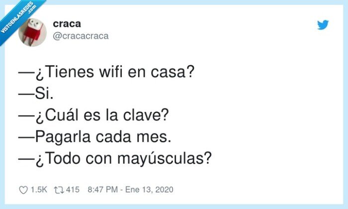 mayúsculas,pagar,clave,wifi