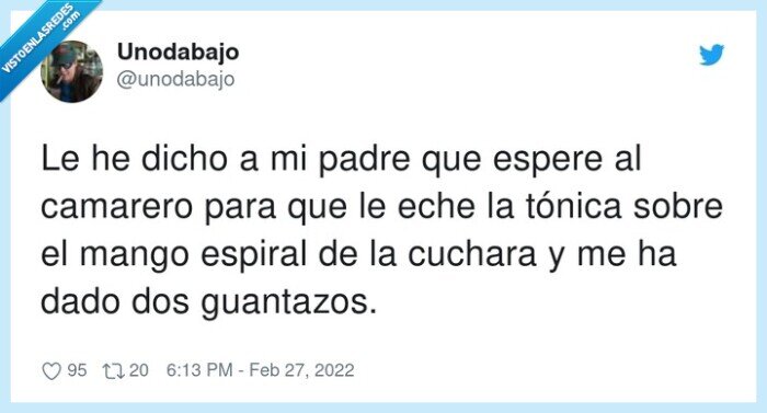 guantazos,camarero,tónica,espiral,cuchara,gintonic