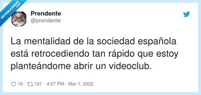 retroceder,mentalidad,española,videoclub