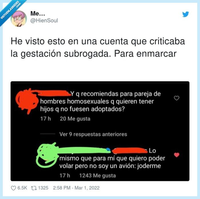 gestación subrogada,criticaba,enmarcar,carvernicolas