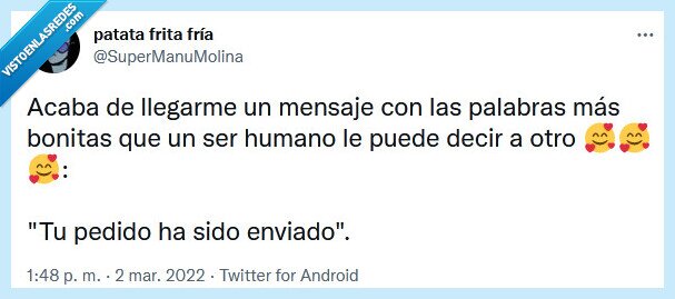 pedido,enviado,mensaje,palabras,bonitas
