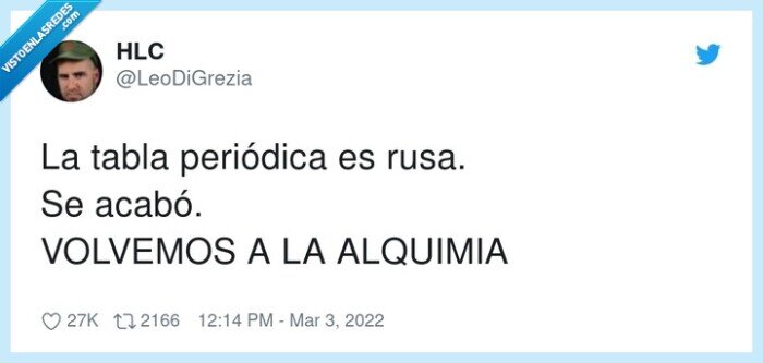 tabla periódica,alquimia,rusa
