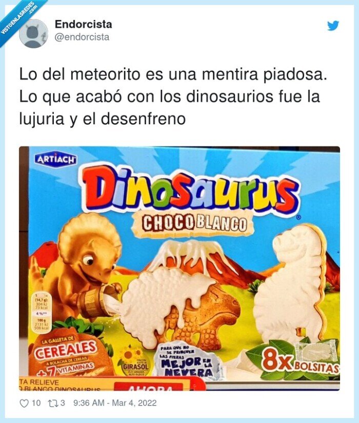 dinosaurios,desenfreno,meteorito,piadosa,lujuria