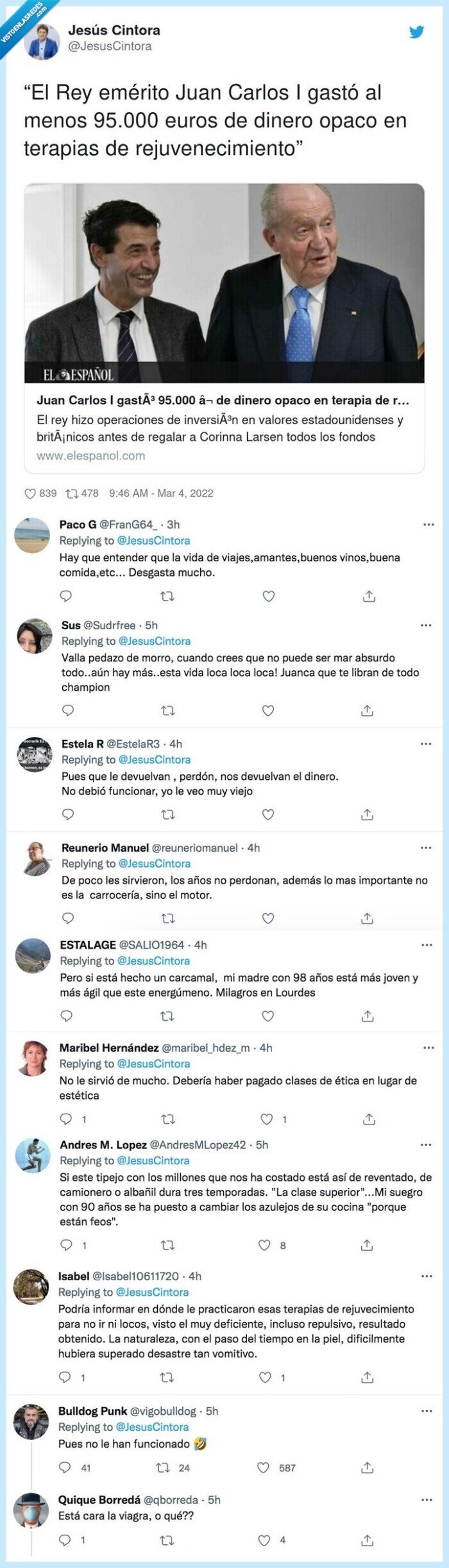 rejuvenecimiento,emérito,terapias,juancarlos