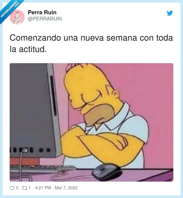 comenzando,actitud,semana