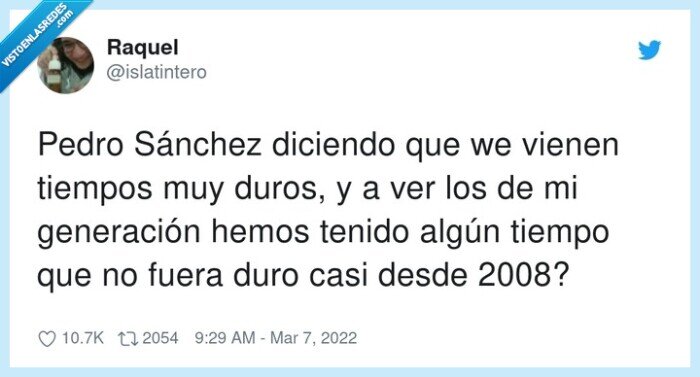 generación,pedro sánchez,tiempos duros
