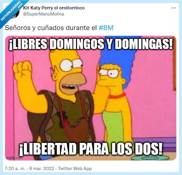 los simpson,8 de marzo,día de la mujer,señoros