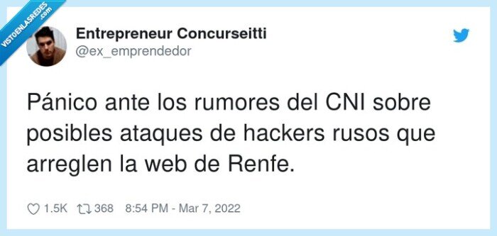 arreglar,posibles,pánico,rumores,ataques,hackers,renfe