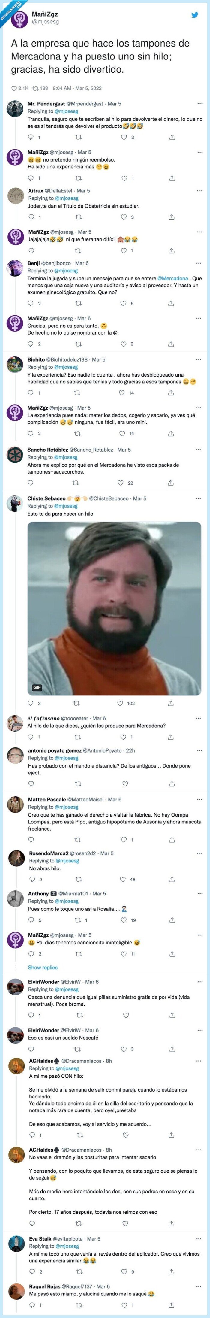 divertido,mercadona,tampones,hilo,empresa