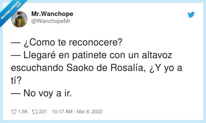 reconocer,rosalía,saoko,cutre,patinete,altavoz