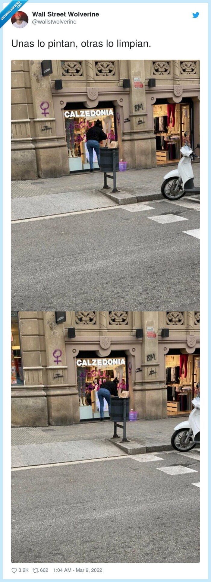 pintada,8m,feministas,escaparate,pintadas