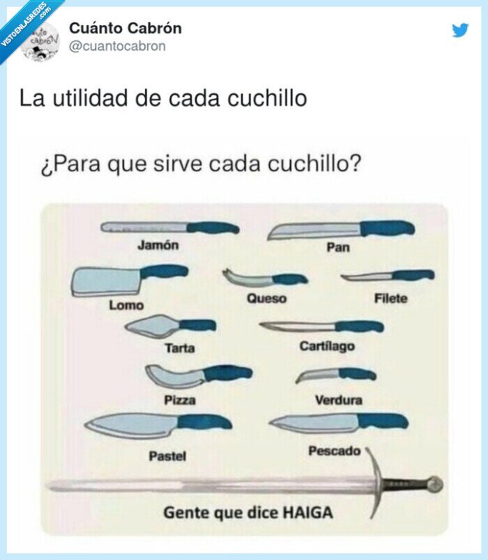 utilidad,cuchillo,haiga