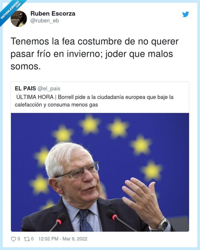 costumbre,invierno,pasar frío,payaso,borrell hdp